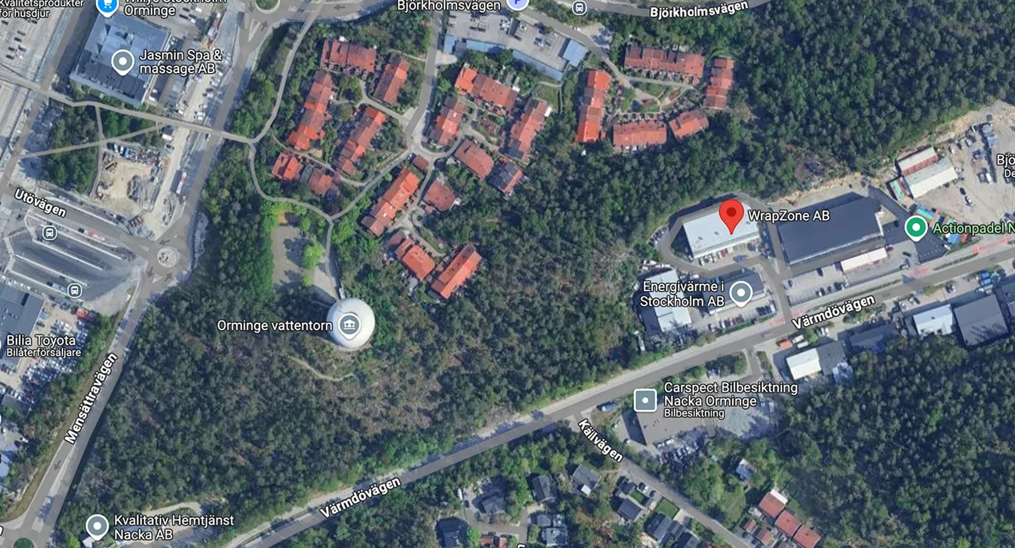 wrapzone google maps